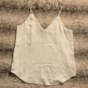 Women’s Express V-Neck Elegant White Blouse